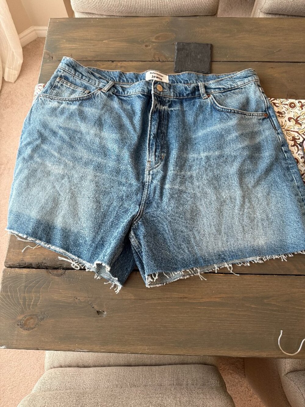 Reformation Wilder Jean Shorts Size 34 New with Tags